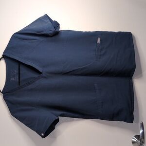 Figs Casma Scrub Top Dark Harbor